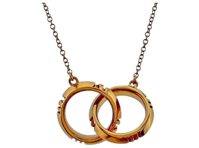 Autre Marque Collana Atlas X Closed Interlocking Tiffany & Co. D'oro - vista 3