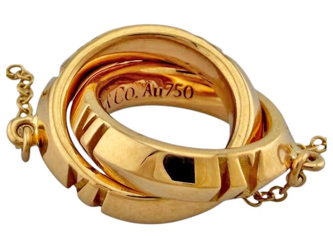 Autre Marque Collana Atlas X Closed Interlocking Tiffany & Co. D'oro - vista 6