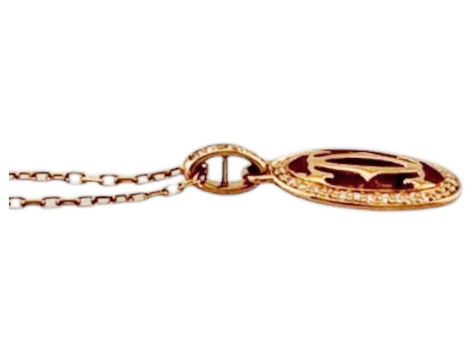 Collana Cartier Double C D'oro - vista 4