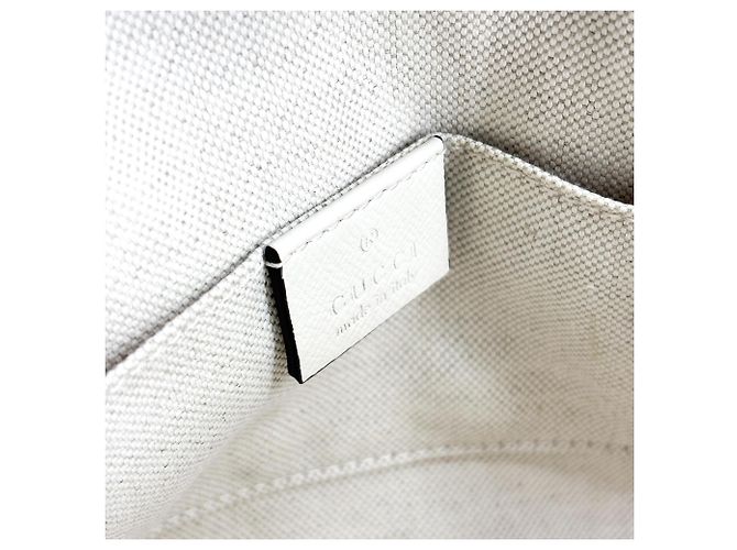 Gucci Horsebit 1955 Top Handle GG Coated Canvas with Leather Mini Beige - vista 6