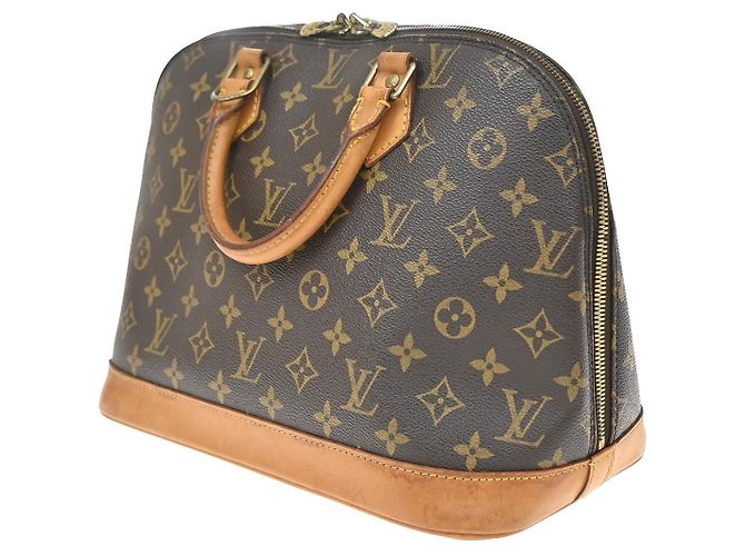 Louis Vuitton Alma Monogram Canvas MM Marron - vue 2