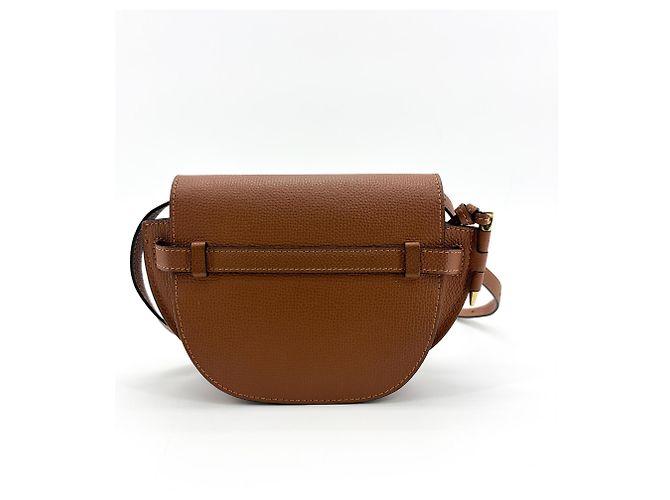 Loewe Gate Leather Mini Marrom - vista 2