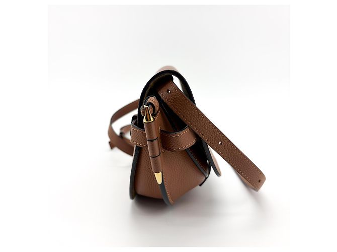Loewe Gate Leather Mini Marrom - vista 4