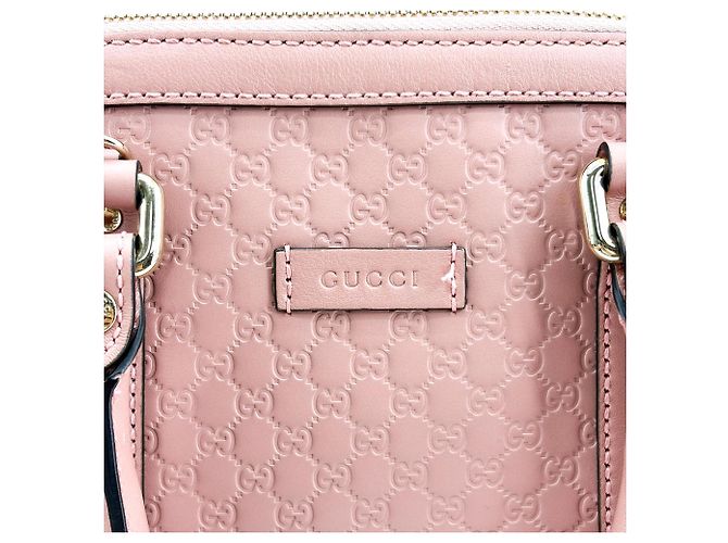 Gucci Convertible Dome Satchel Microguccissima Leder Mini Pink - Ansicht 7