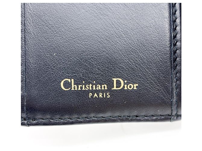 Christian Dior Saddle Flap Oblique Canvas Mini Azul marino - vista 7