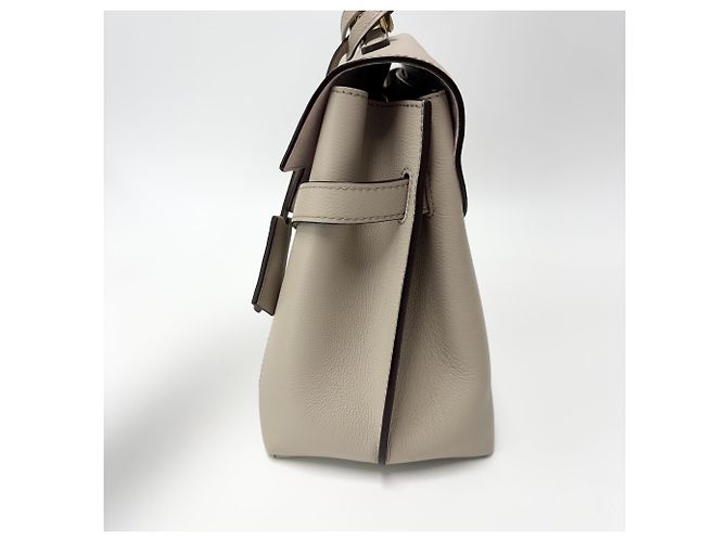 Louis Vuitton Lockme Ever Leather MM Beige - vue 4