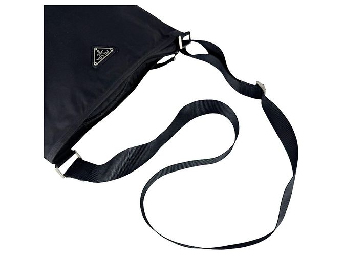 Bolso de hombro Prada de nailon Negro - vista 10