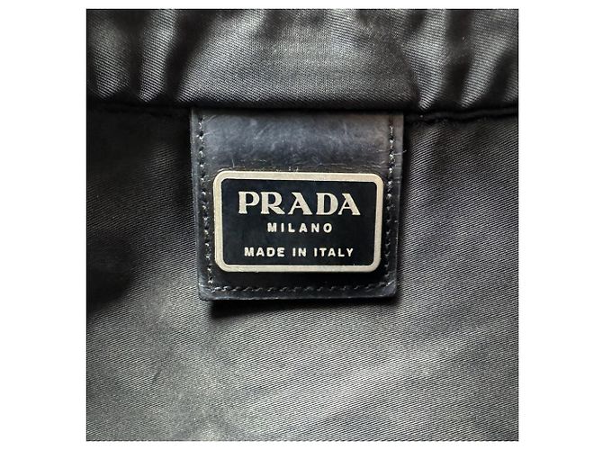 Bolso de hombro Prada de nailon Negro - vista 12