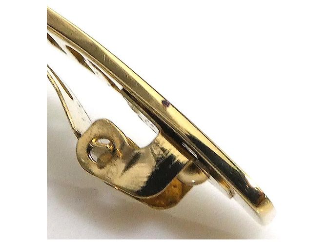 Fermi capelli Miu Miu in metallo dorato D'oro - vista 8