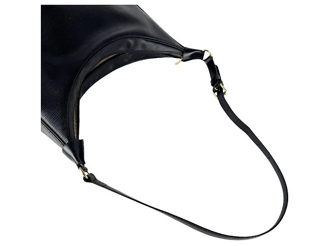 Louis Vuitton Schultertasche aus Epi-Leder Schwarz - Ansicht 10