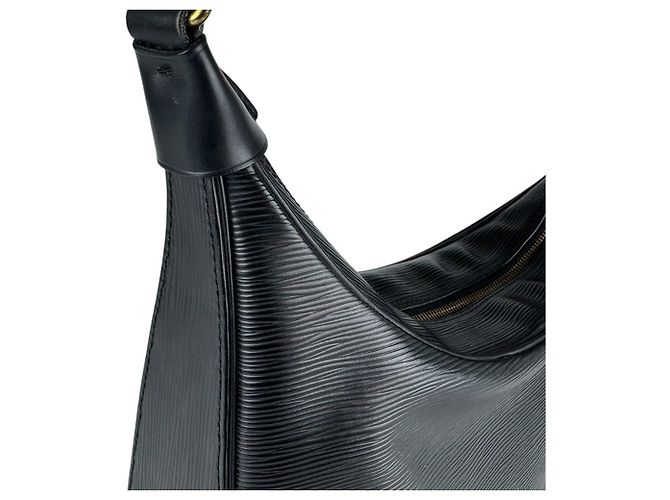 Louis Vuitton Schultertasche aus Epi-Leder Schwarz - Ansicht 7