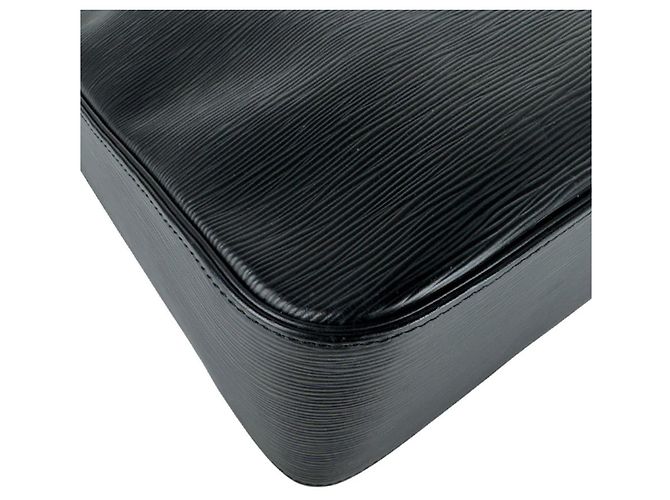 Louis Vuitton Schultertasche aus Epi-Leder Schwarz - Ansicht 9