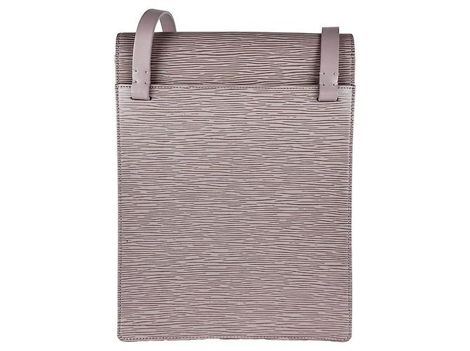 Louis Vuitton Schultertasche aus Epi-Leder Lila - Ansicht 3