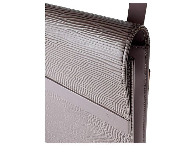 Louis Vuitton Schultertasche aus Epi-Leder Lila - Ansicht 6