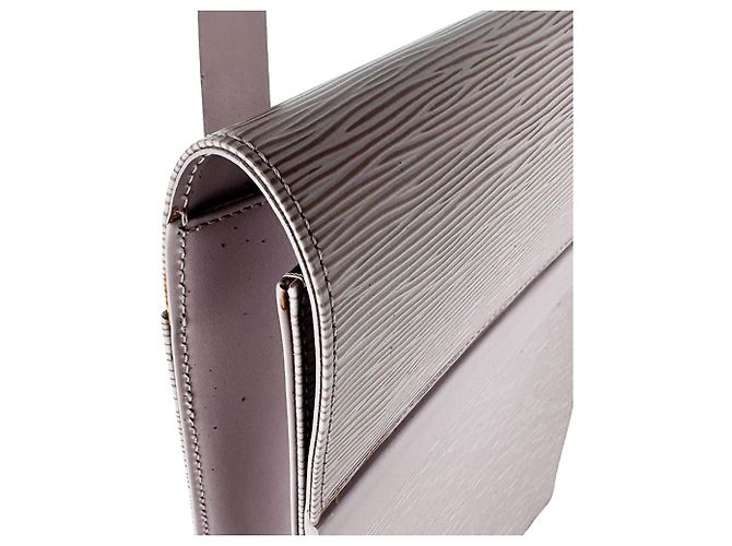 Louis Vuitton Schultertasche aus Epi-Leder Lila - Ansicht 7