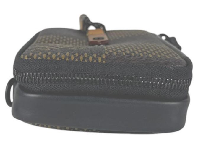 Sac à épaule Louis Vuitton en toile Damier Ebene Damier ebène - vue 4