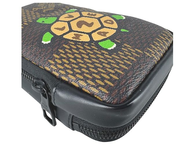 Sac à épaule Louis Vuitton en toile Damier Ebene Damier ebène - vue 8