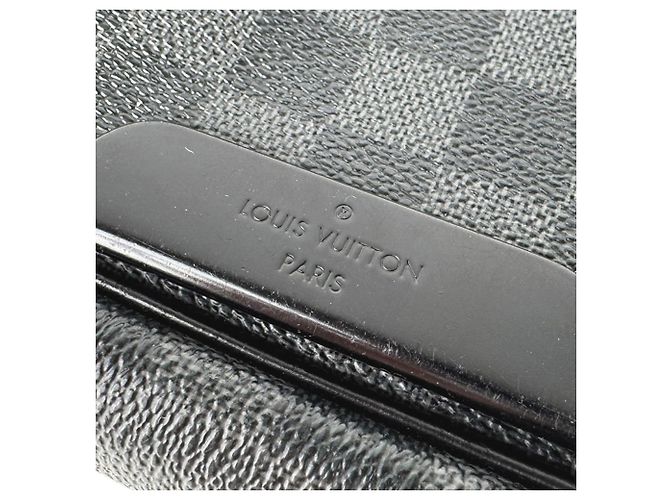 Borsa a tracolla Louis Vuitton Damier Graphite Nero Damier ebene - vista 10