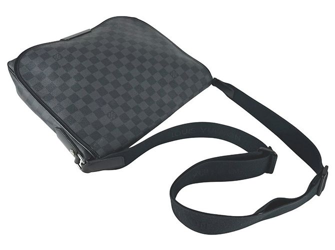 Borsa a tracolla Louis Vuitton Damier Graphite Nero Damier ebene - vista 11