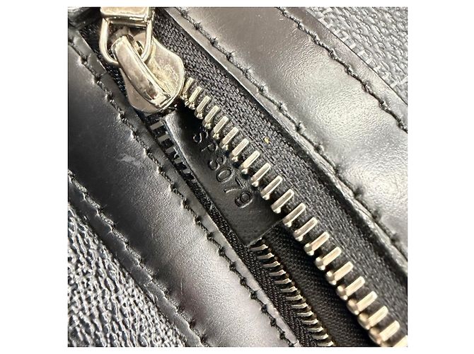 Borsa a tracolla Louis Vuitton Damier Graphite Nero Damier ebene - vista 13