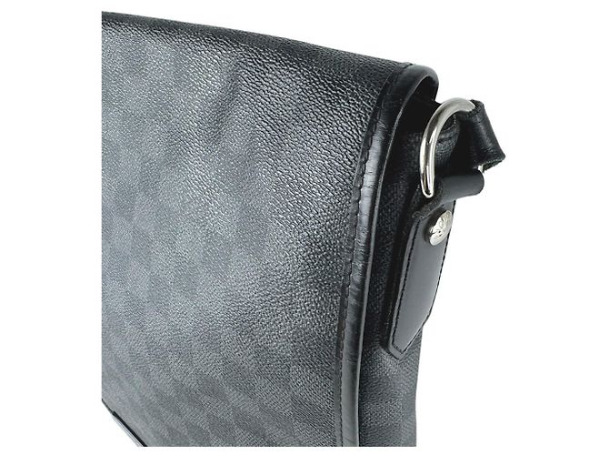 Borsa a tracolla Louis Vuitton Damier Graphite Nero Damier ebene - vista 7