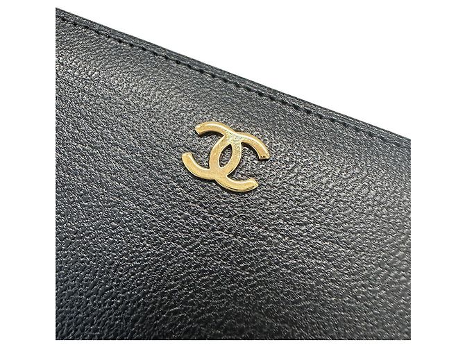 Portafoglio Chanel da donna in pelle nera Nero - vista 5