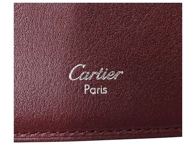 Cartera Trifold Cartier de piel negra Negro - vista 10
