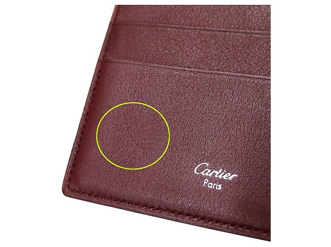 Cartera Trifold Cartier de piel negra Negro - vista 14