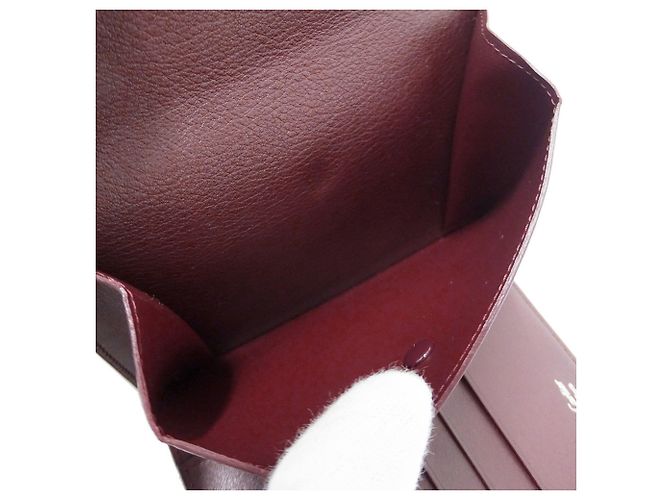 Cartera Trifold Cartier de piel negra Negro - vista 9