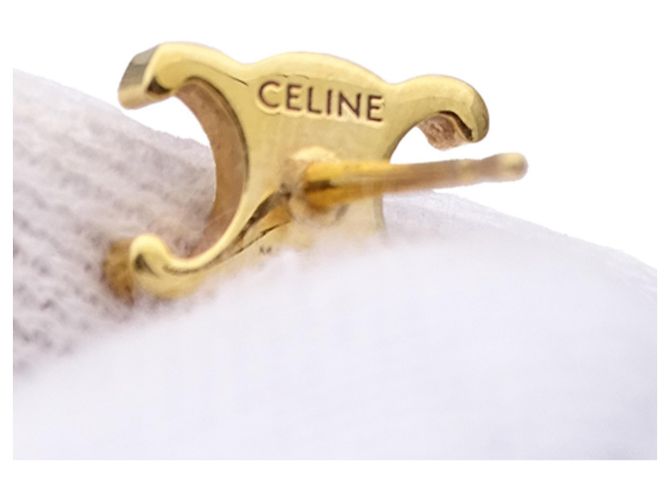 Céline Brincos Celine Triomphe Design Gold Dourado - vista 5