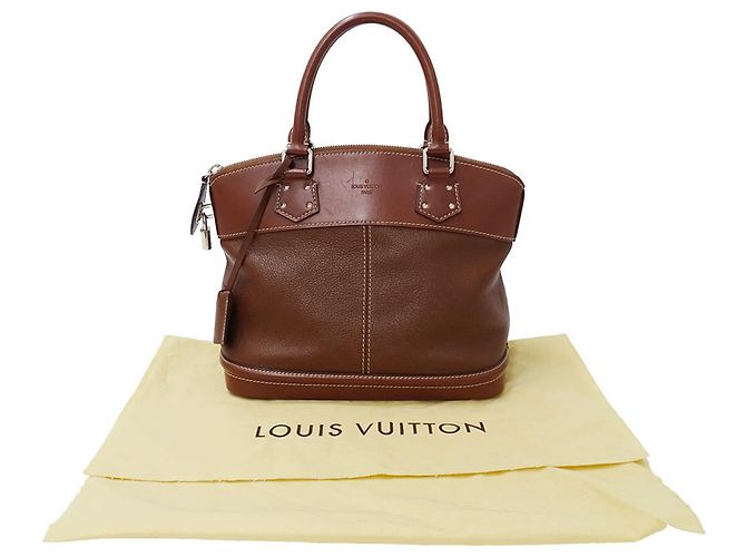 Louis Vuitton Lockit PM Handtasche aus Suhali-Leder Braun - Ansicht 5