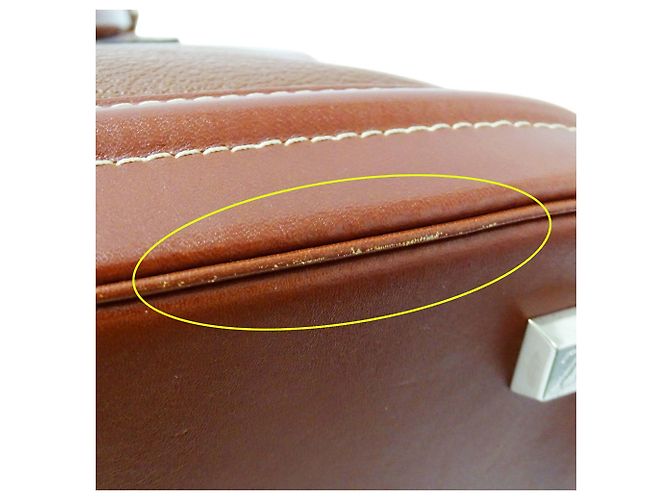 Louis Vuitton Lockit PM Handtasche aus Suhali-Leder Braun - Ansicht 9