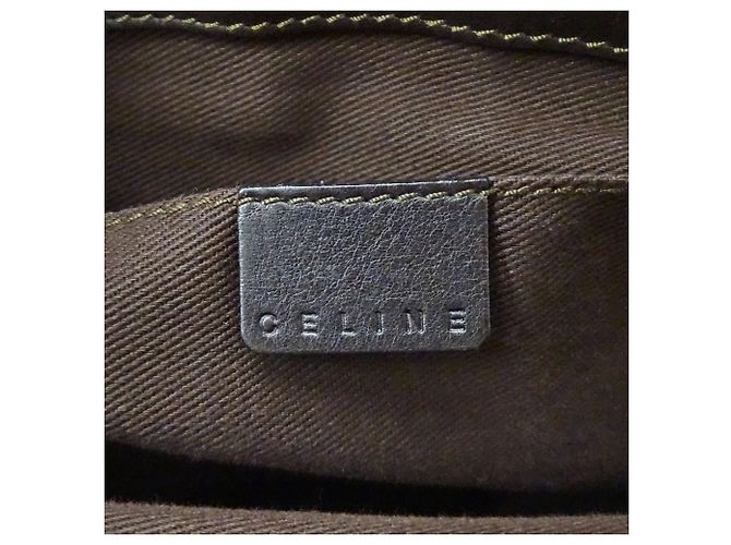 Boogie Céline Bolso de mano Celine de cuero marrón oscuro - vista 6