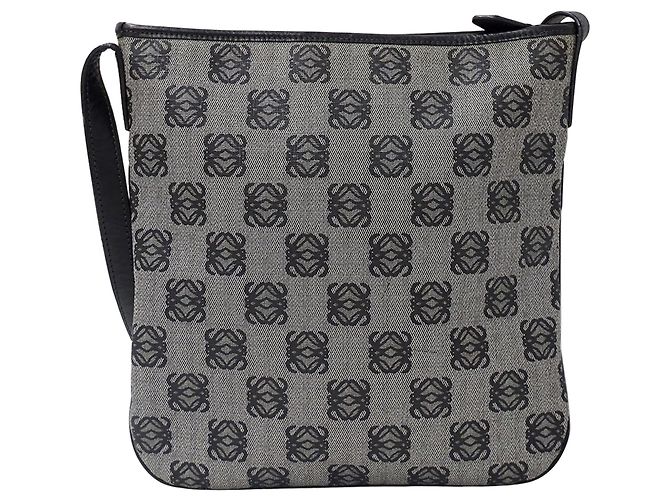 Bolsa Loewe preta e cinza Marrom Preto - vista 2