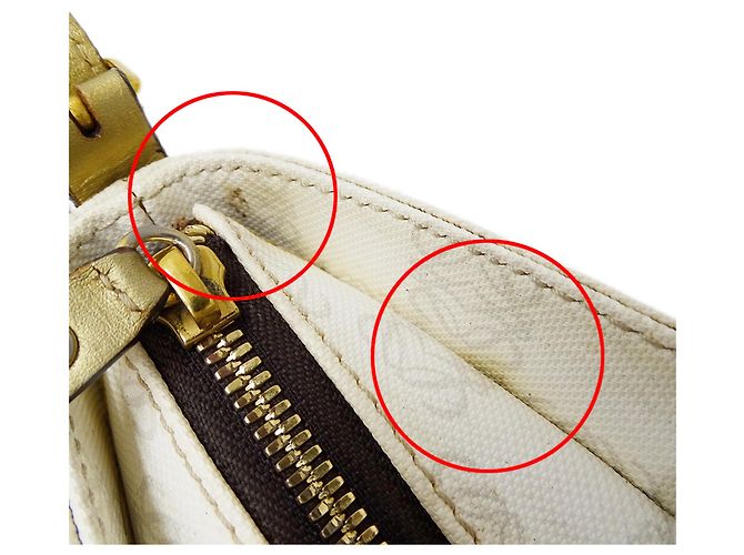 Bolsa Loewe branca Anagram em PVC Branco - vista 10