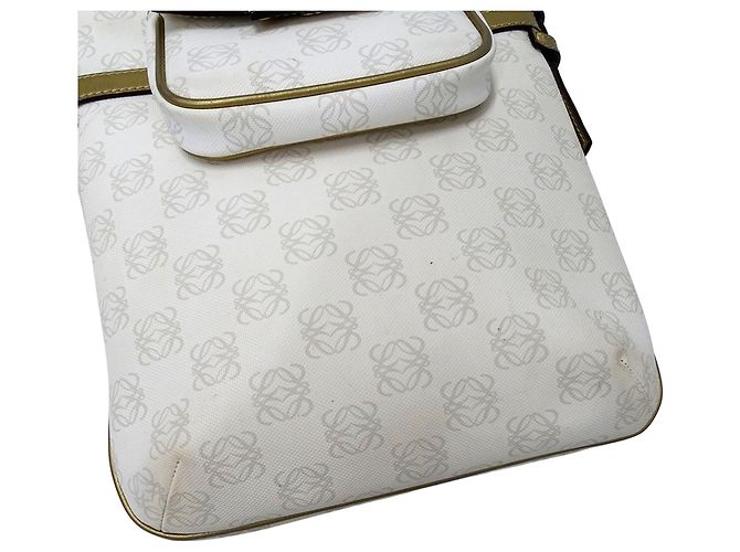 Bolsa Loewe branca Anagram em PVC Branco - vista 11