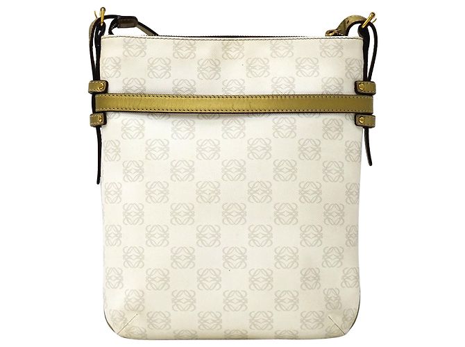 Bolsa Loewe branca Anagram em PVC Branco - vista 2
