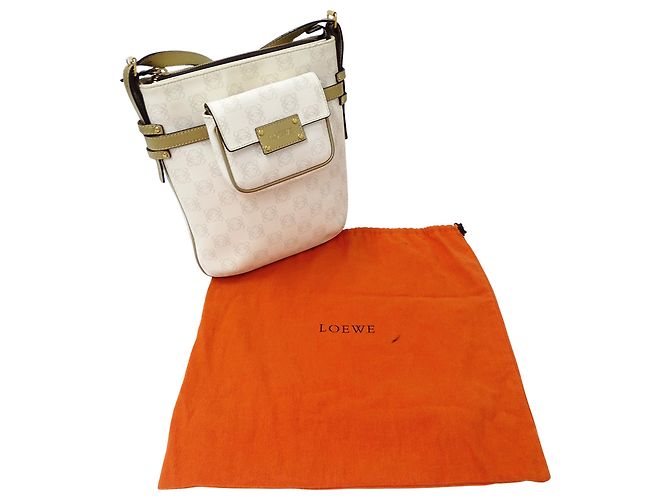 Bolsa Loewe branca Anagram em PVC Branco - vista 7