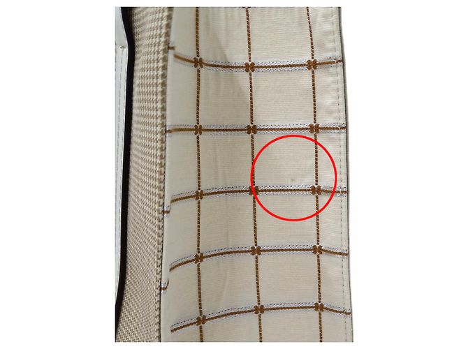 Chloé Woody Medium Canvas Handbag Beige Khaki - view 11