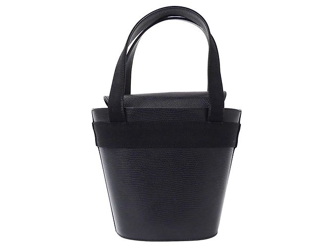 Borsa in pelle nera Salvatore Ferragamo Nero - vista 2