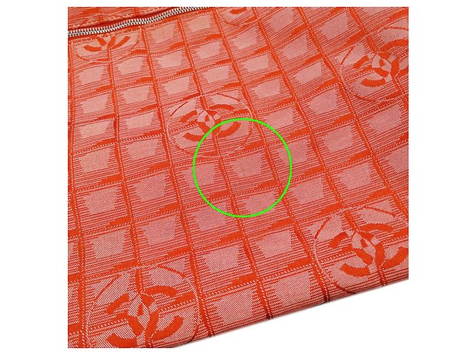 Chanel Tote Bag aus rotem Nylon - Ansicht 11