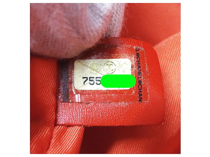 Chanel Tote Bag aus rotem Nylon - Ansicht 7
