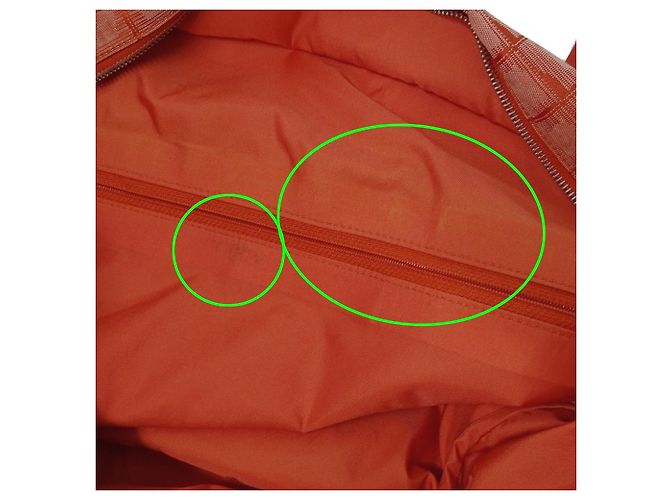 Chanel Tote Bag aus rotem Nylon - Ansicht 8