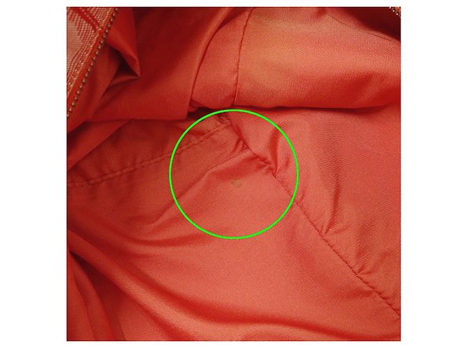 Chanel Tote Bag aus rotem Nylon - Ansicht 9