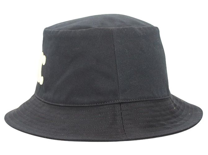 Céline Celine Triomphe Bucket Hat Black - view 2