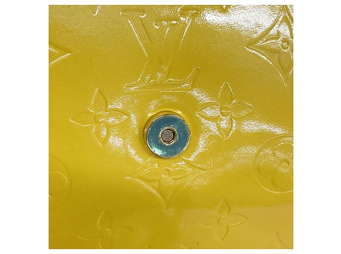 Borsa a tracolla Louis Vuitton Vernis Thompson Street Giallo - vista 10