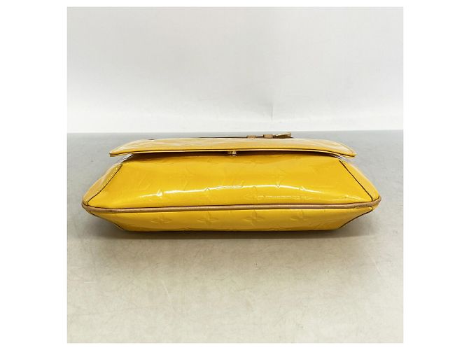 Borsa a tracolla Louis Vuitton Vernis Thompson Street Giallo - vista 3