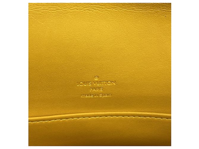 Borsa a tracolla Louis Vuitton Vernis Thompson Street Giallo - vista 5