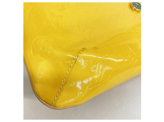 Borsa a tracolla Louis Vuitton Vernis Thompson Street Giallo - vista 7