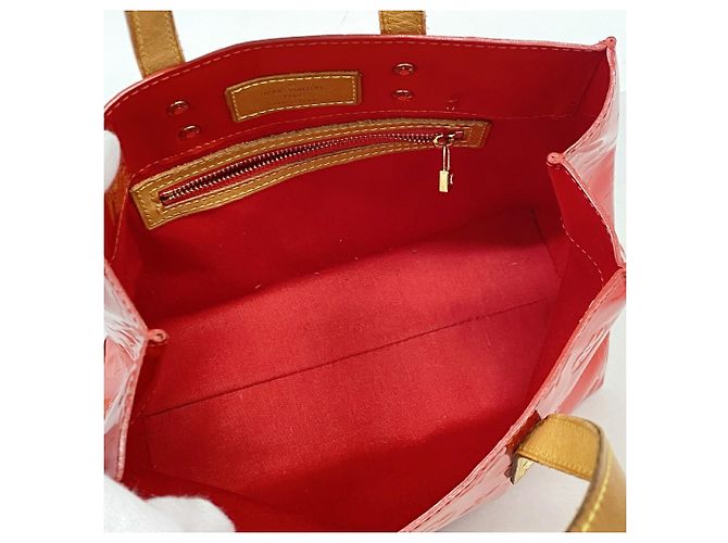 Borsa Louis Vuitton Vernis Lead PM Rosso - vista 4